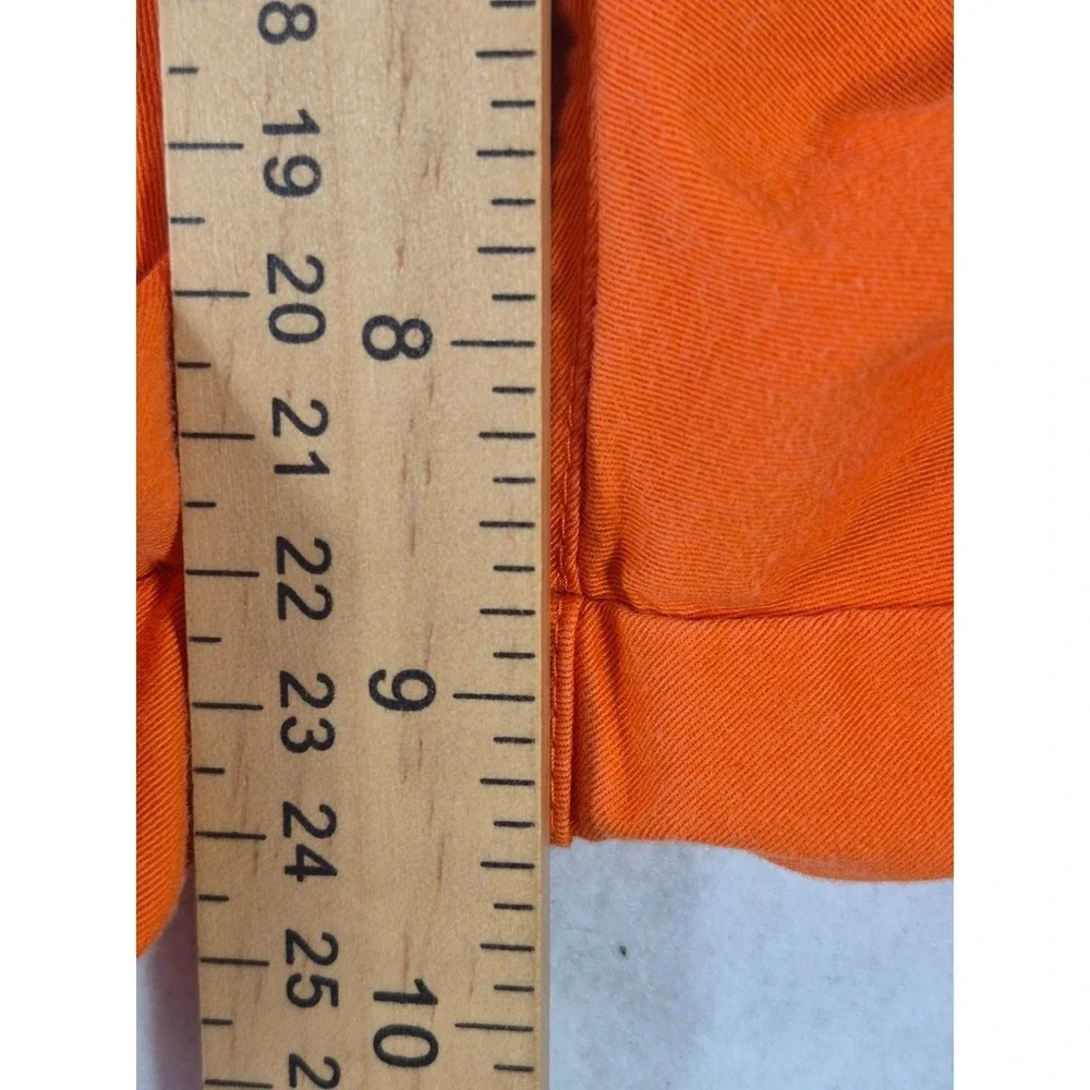 Nike Golf Women's Orange Belted Shorts Size XS Cotton Stretch